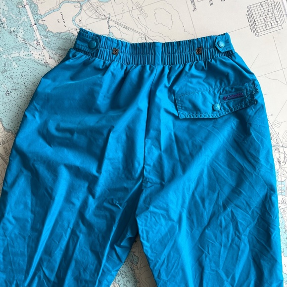 Vintage 90s Bright Blue Columbia Snow Pants - Picture 4 of 10